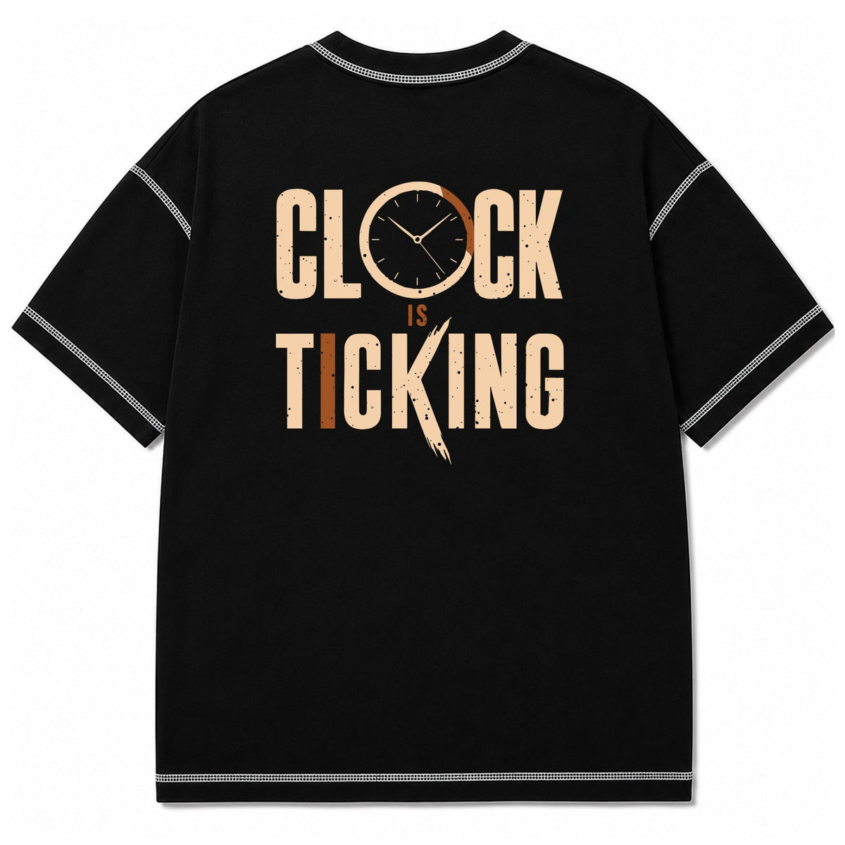 Clock Is Ticking Limited Edition tee back